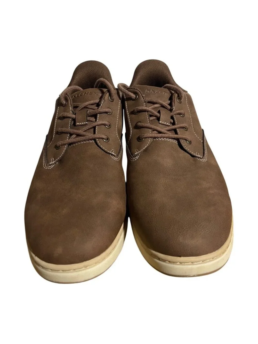 Skechers Mens Hands Free Swift Fit Brown Shoes Size10 Durable Casual Comfort